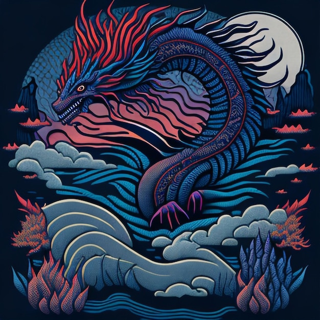 ilustracja_japanese_dragon_JAPANESE