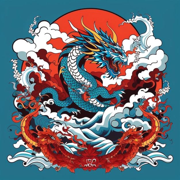 ilustracja_japanese_dragon_JAPANESE