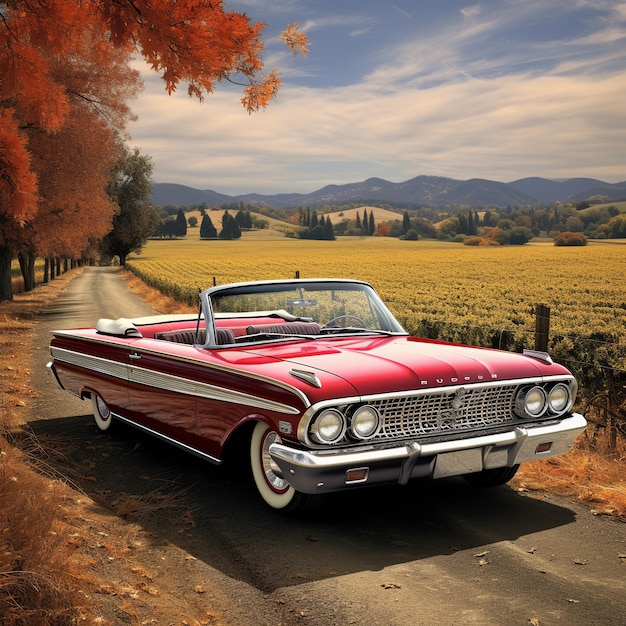 ilustracja kabrioletu Mercury Monterey Cabrio