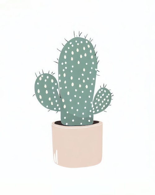 Zdjęcie ilustracja kaktusa może być używana jako dekoracja do domu lub ogrodu