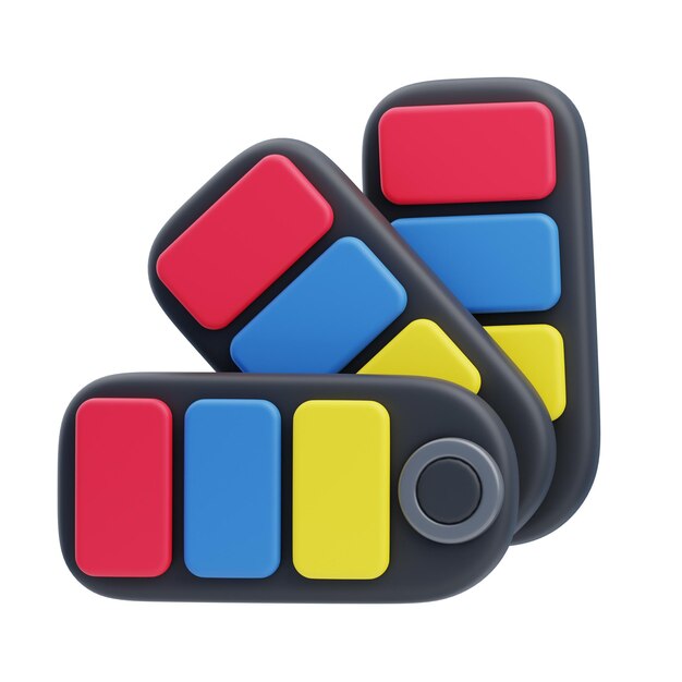 Ilustracja kolorowa 3D