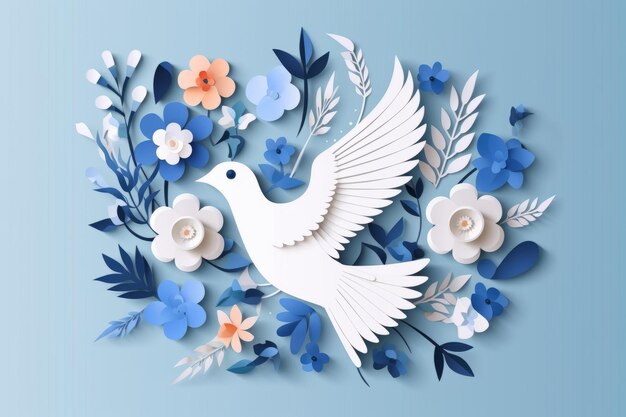 ilustracja koncepcja międzynarodowego dnia pokoju