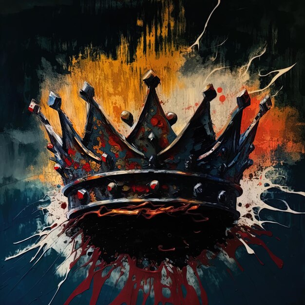 Ilustracja korony króla
