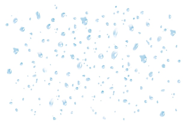 ilustracja kropla wody na białym tle