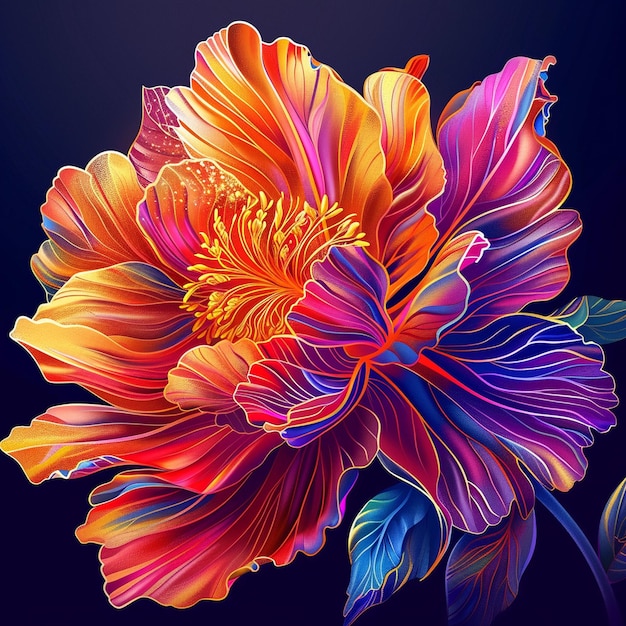 Ilustracja kwiatów