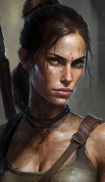 ilustracja Lara Croft Tomb Raider