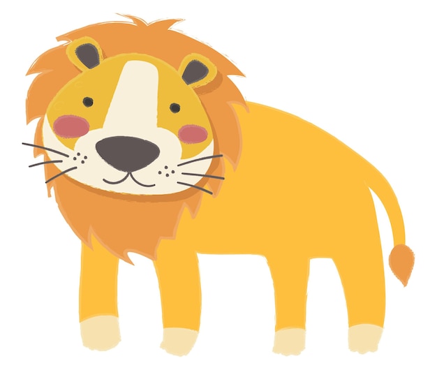 Ilustracja Lion png przezroczyste tło