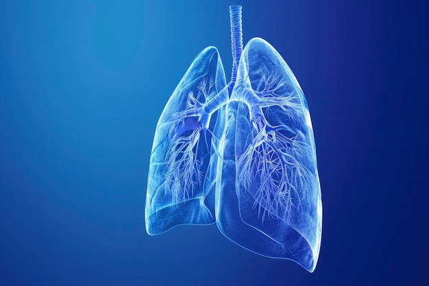 Ilustracja ludzkich płuc