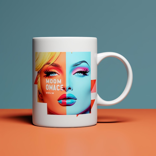 ilustracja Mug Mockup