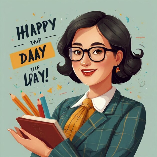 Ilustracja na Międzynarodowy Dzień Nauczyciela