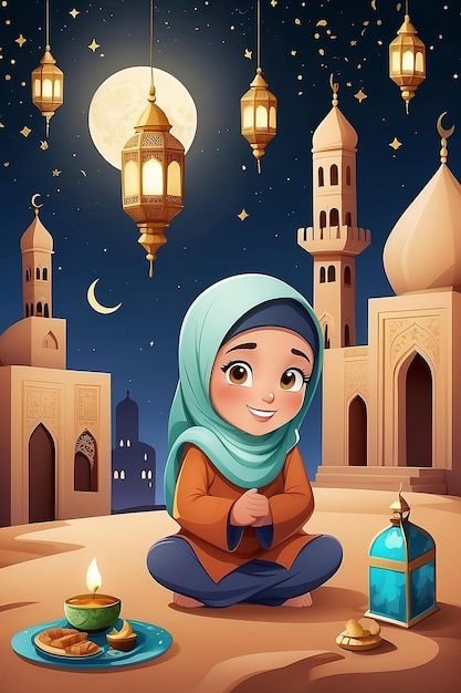 Ilustracja o święcie Ramadanu