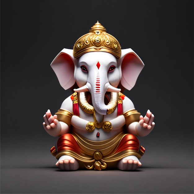 Ilustracja obrazu Boga Ganesha