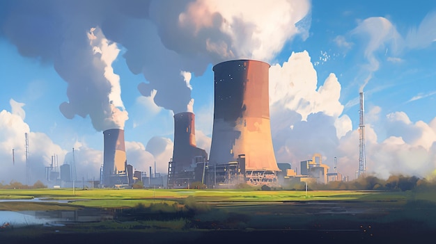 Ilustracja ochrony środowiska globalne ocieplenie klimatu ilustracja koncepcji środowiska