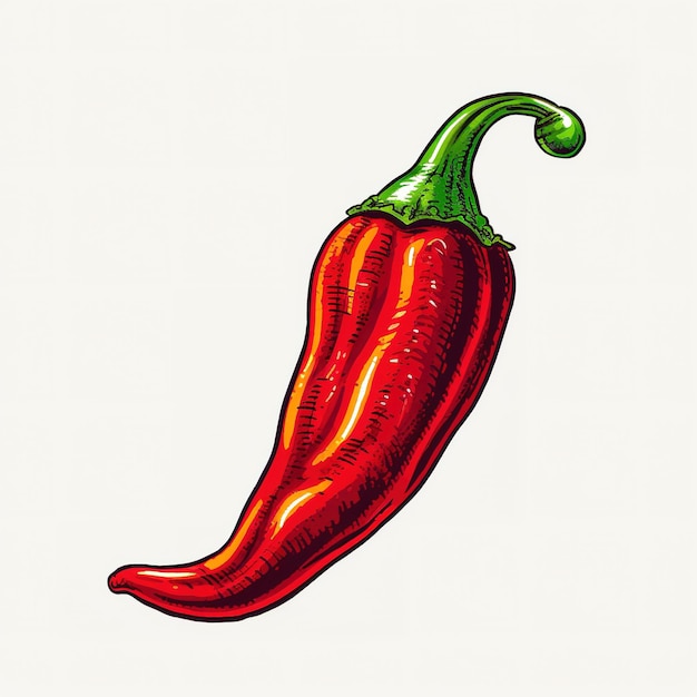 ilustracja papryczki chili