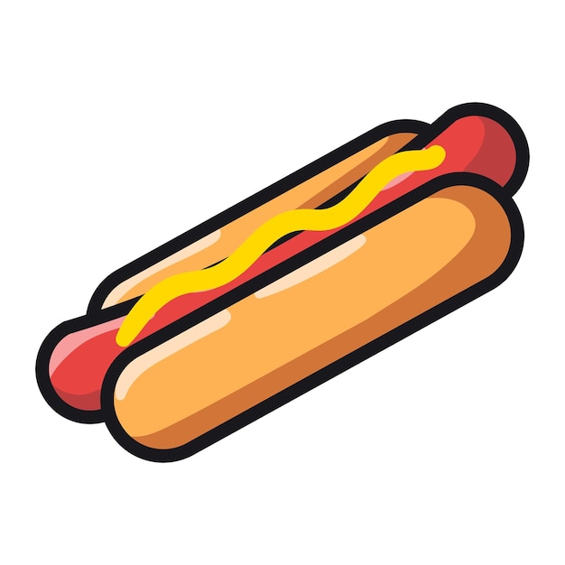 Ilustracja png z ikoną hot dog na przezroczystym tle