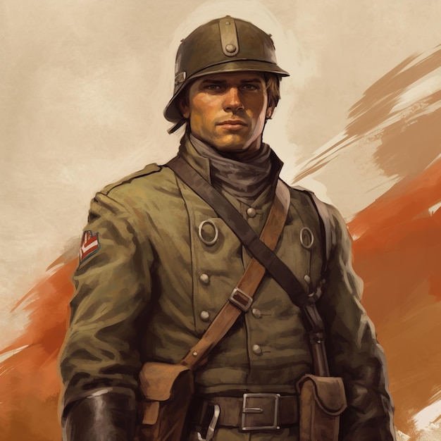 ilustracja postaci z ii wojny światowej