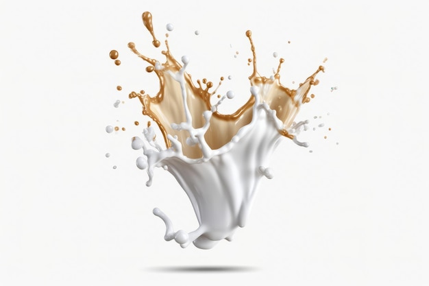ilustracja powitalny mleka jasnoszara na prostym przezroczystym tle