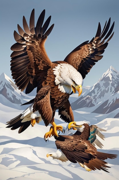 Ilustracja projektu logo Eagle