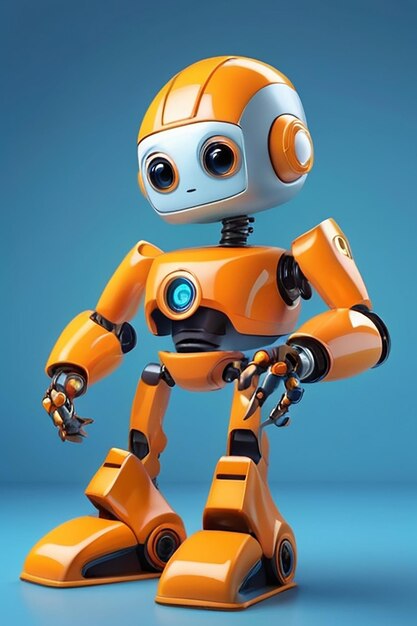 Ilustracja robota 3D