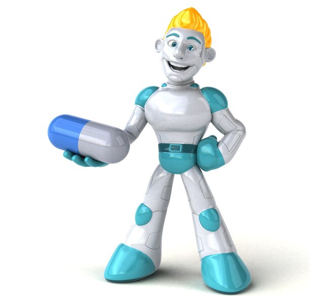 Ilustracja robota 3D