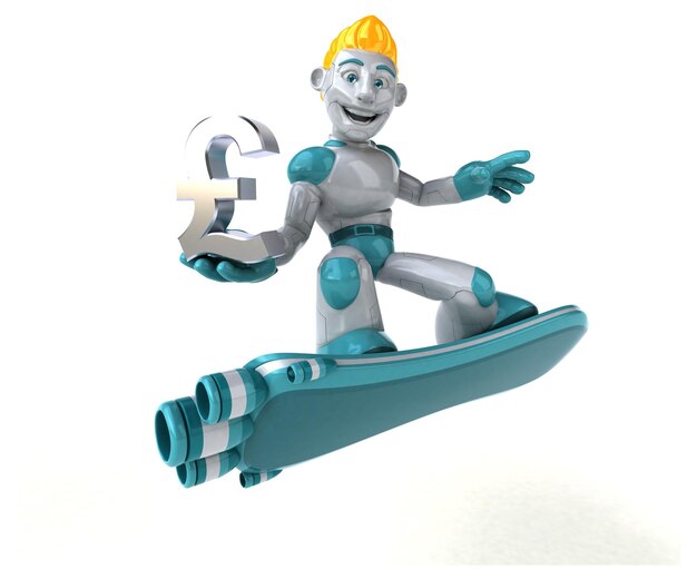 Ilustracja robota 3D