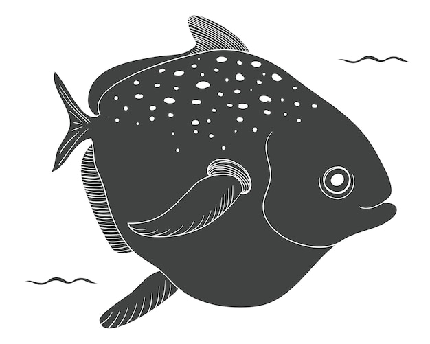 Ilustracja ryb png przezroczysty tło