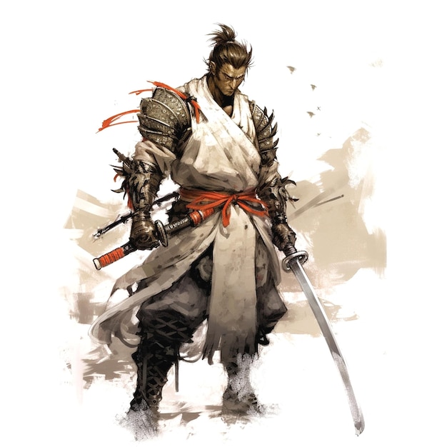 ilustracja samuraja