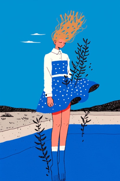 ilustracja sztuki abstrakcyjnej