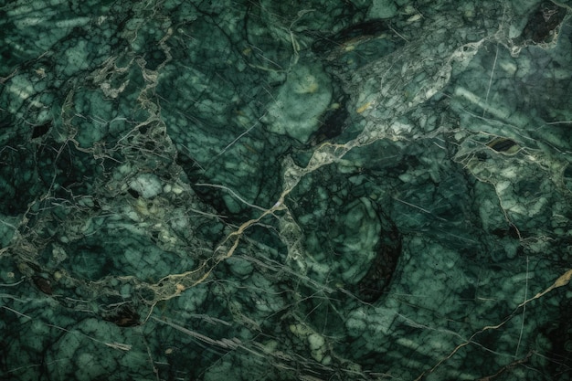 Ilustracja tekstury zielonego marmuru z generatywną sztuczną inteligencją żył