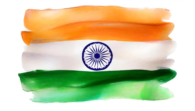 Zdjęcie ilustracja tła flagi indii
