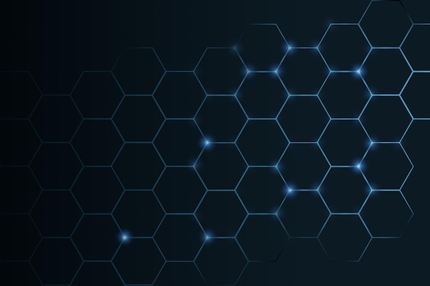 Ilustracja tła sieci technologii abstrakcyjnej