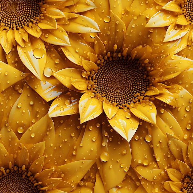 Ilustracja tło kwiat słonecznika
