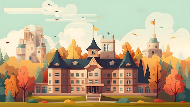 Ilustracja uczelni