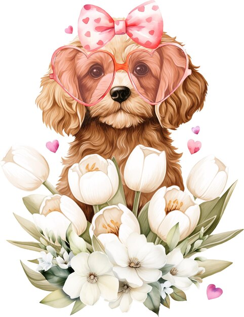 Ilustracja Valentine'a Cavapoo