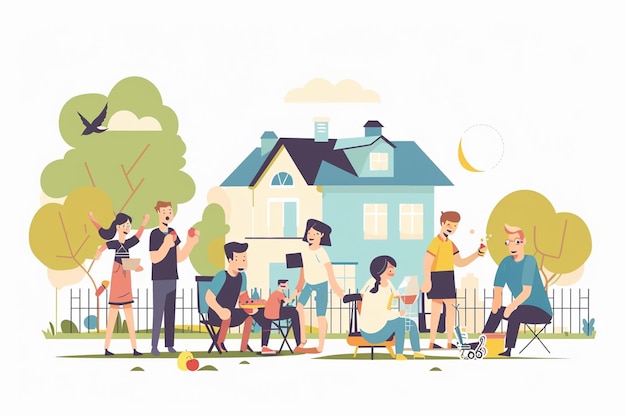 Ilustracja wektora opieki społecznej