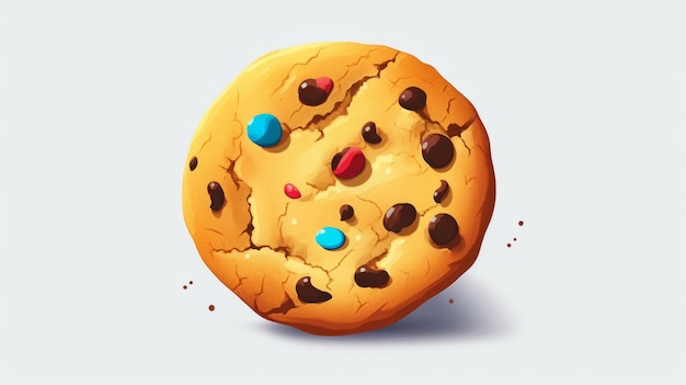 Ilustracja wektorowa Cookie dla nowoczesnej sztuki ściennej