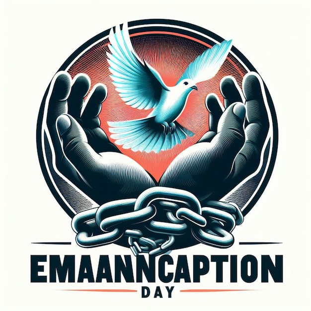 Zdjęcie ilustracja wektorowa dnia emancypacji