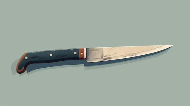 Ilustracja wektorowa nóż do nowoczesnej lub minimalistycznej sztuki ściennej