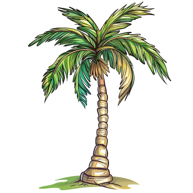 Ilustracja wektorowa palmy