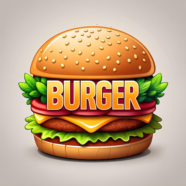 ilustracja wektorowa realistyczny styl burger clip art obrazy z AI generowane