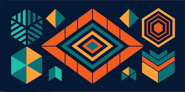 Ilustracja wektorowa tła wzoru geometrycznego
