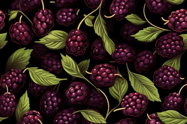 Ilustracja wzoru longanberry
