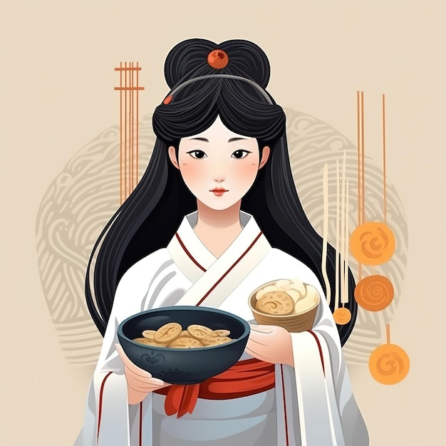 Zdjęcie ilustracja z festiwalu chuseok