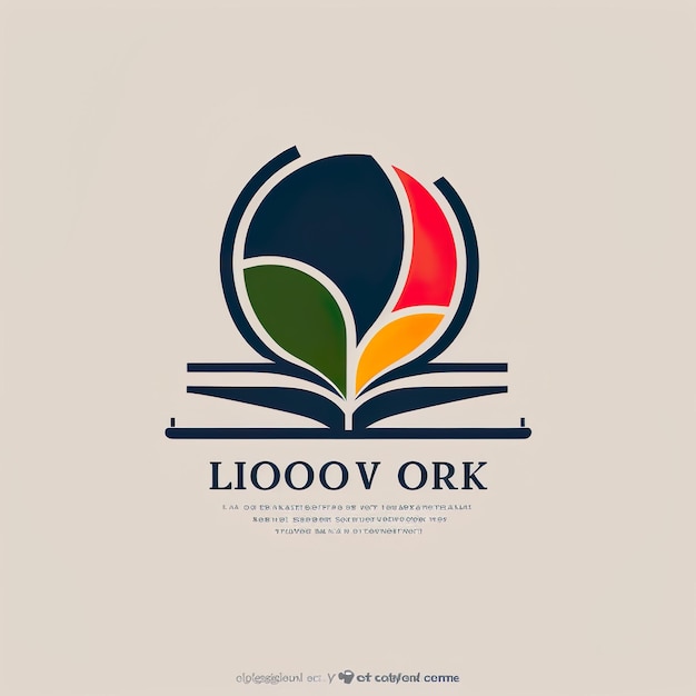 Zdjęcie ilustracja z okazji dnia książki pomysł na logo dla firmy books wykonany przy użyciu technologii ai generated