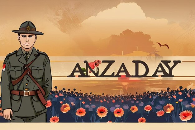 Zdjęcie ilustracja z tła dnia anzac