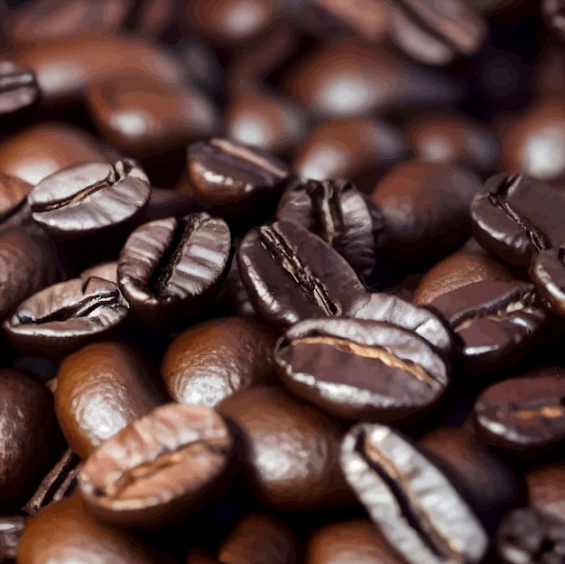 Ilustracja ziaren kawy Ilustracja kawy