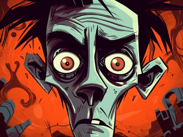 Ilustracja zombie