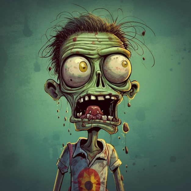 Ilustracja zombie