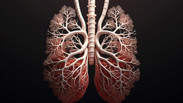 Zdjęcie ilustracje anatomii medycznej