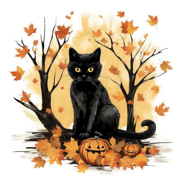 ilustracje tła halloween